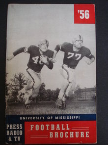 1956 University of Mississippi Football Guide