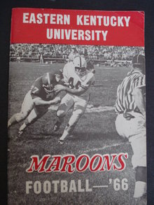 1966 Football Book for Press Radio TV