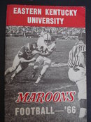 1966 Football Book for Press Radio TV