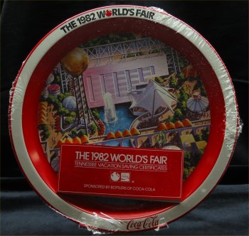 Coca Cola 1982 Worlds Fair Tray