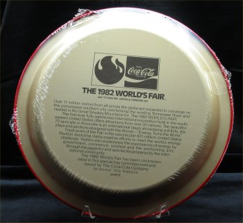 Coca Cola 1982 Worlds Fair Tray