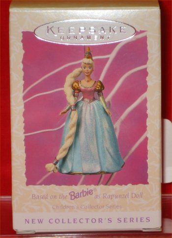 Hallmark Barbie Rapunzel Ornament #1 in Children's Collector Series - 1997