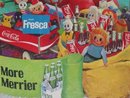 Coca Cola and Fresca Santa Cardboard Cutout