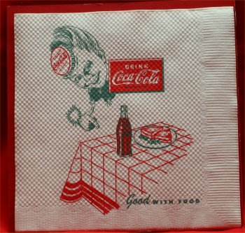 1950s Coca Cola Sprite Boy Paper Napkin