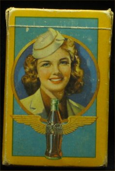 1943 Coca Cola Stewardess Playing Cards