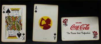 1943 Coca Cola Stewardess Playing Cards