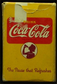 1943 Coca Cola Stewardess Playing Cards