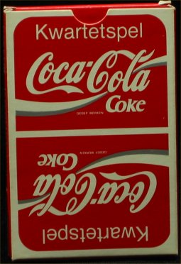 Belgian Coca Cola Kwartetspel Playing Cards - 1980s
