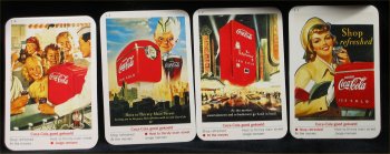 Belgian Coca Cola Kwartetspel Playing Cards - 1980s