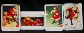 Belgian Coca Cola Kwartetspel Playing Cards - 1980s