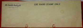 Coca Cola Bottling Co Envelope from Sanford, NC - 1940s