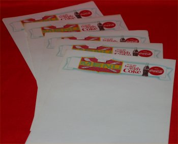 50 Coca Cola Menu Sheets - 1960s