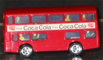 Coca Cola Die Cast Double Decker London Bus