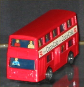 Coca Cola Die Cast Double Decker London Bus