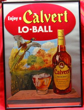 Framed Calvert Lo-Ball Hunting Cardboard