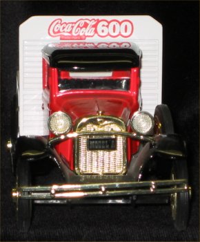 Coca Cola 600 Model A Pickup Truck Bank - 1992