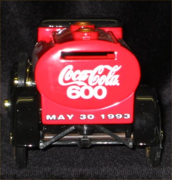 Coca Cola 600 Model A Tanker Truck Bank - 1993