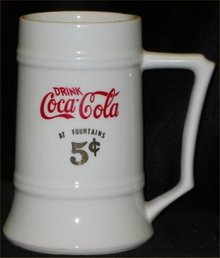 Coca Cola Porcelain Mug