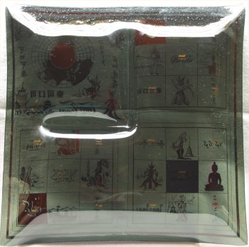 1967 Coca Cola World Glass Dish