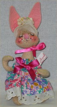 Annalee Easter Bunny Girl Rabbit Doll - 1976