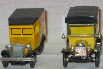 2 Coca Cola Miniature Delivery Trucks by Lledo