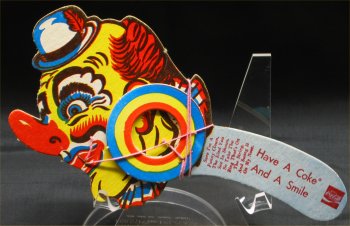 1979 Coca Cola Clown Ring Toss Game