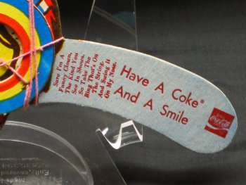 1979 Coca Cola Clown Ring Toss Game