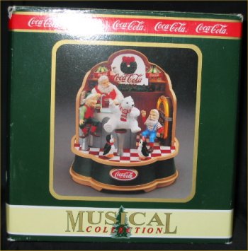 Coca-Cola Musical Santa's Soda Fountain - 1994