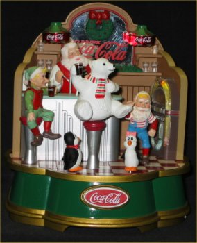 Coca-Cola Musical Santa's Soda Fountain - 1994