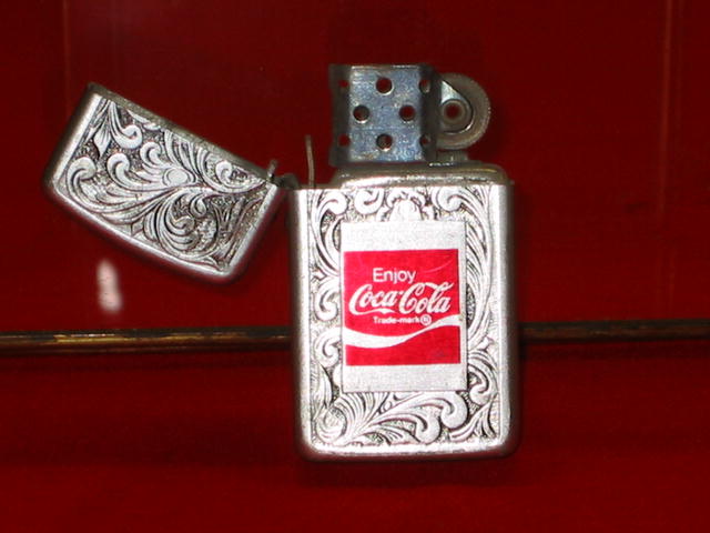 1970s Coca Cola Filigree Lighter
