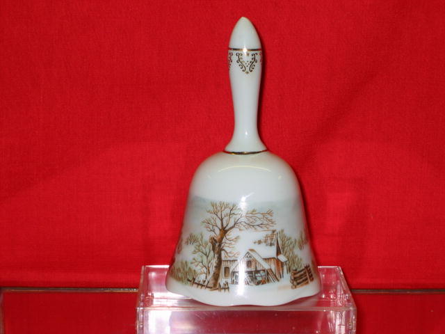 Currier & Ives The Farmer's Home in Winter Bell by Roy Thomas