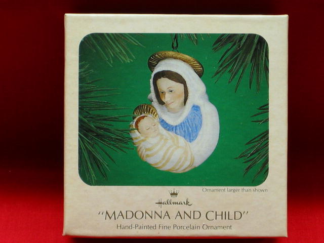 Hallmark Madonna and Child Ornament - 1983