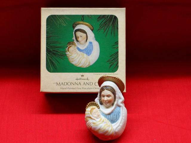 Hallmark Madonna and Child Ornament - 1983