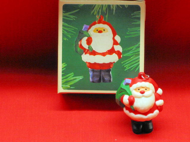 Hallmark Jolly Santa Ornament - 1983