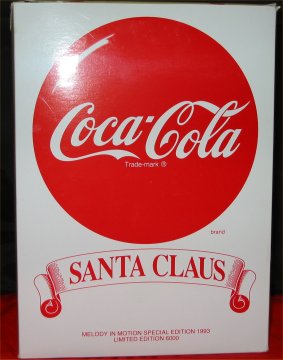 1993 Coca Cola Santa Claus Melody in Motion