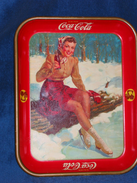 1941 Coca Cola Tray - The Skater