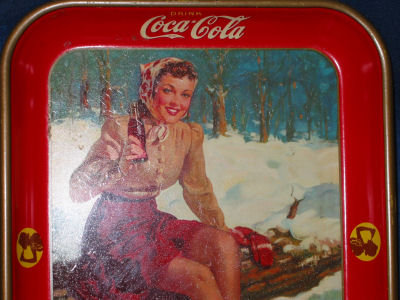 1941 Coca Cola Tray - The Skater
