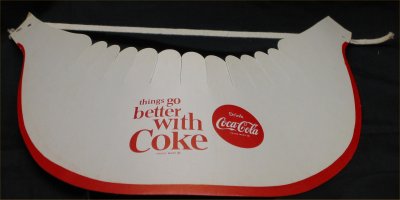 1960s Coca Cola Cardboard Visor