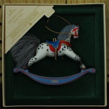 1984 Hallmark Rocking Horse #4 Ornament