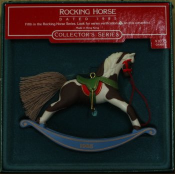 1985 Hallmark Rocking Horse #5 Ornament