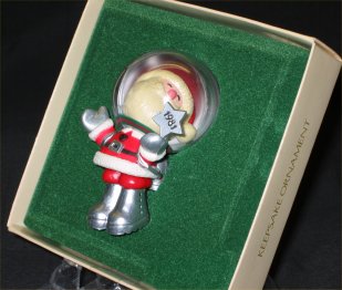 1981 Hallmark Space Santa Ornament