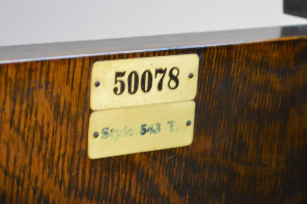 15537 Antique Victorian Oak Player Piano by Aeolian Company