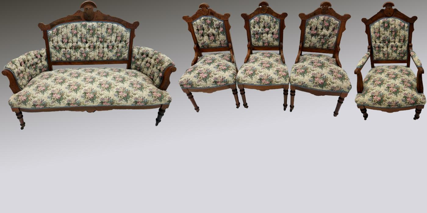 19532 Five Piece Victorian Parlor Set