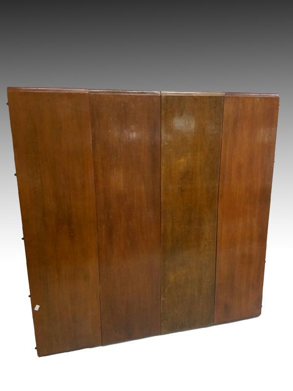 19527 Victorian Carved Walnut Dining Table – 4 Leaves