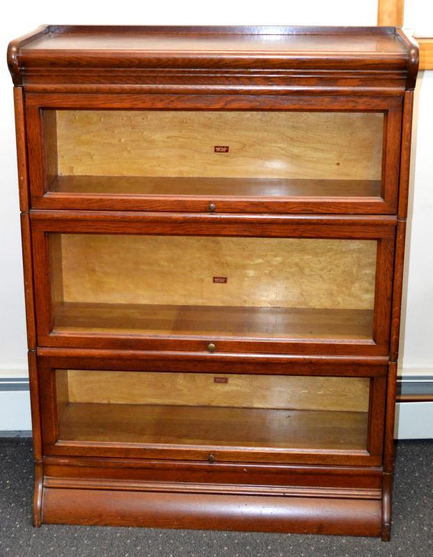 18231 Oak Victorian Sectional Bookcase by Weir