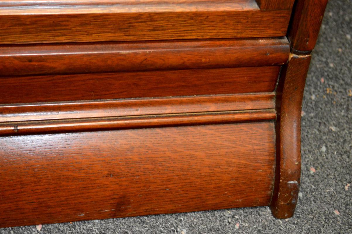18231 Oak Victorian Sectional Bookcase by Weir