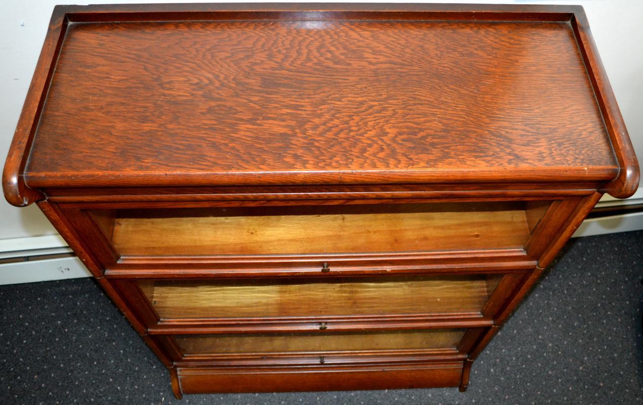 18231 Oak Victorian Sectional Bookcase by Weir