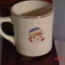 Raggedy Ann Cup, Crooksville Pottery