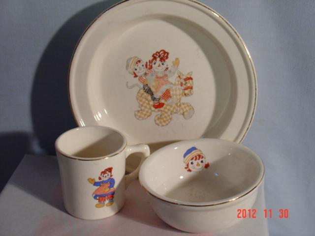 Raggedy Ann Cup, Crooksville Pottery