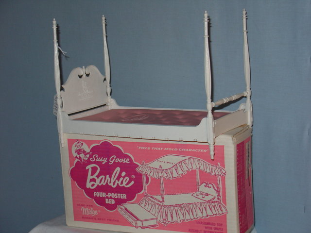Barbie, Susy Goose Bed, Original Box, 4-Poster